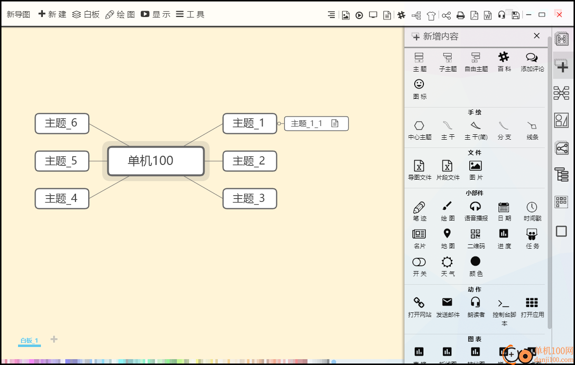 Supermind极品思维导图