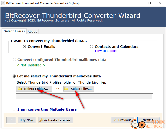 BitRecover Thunderbird Converter Wizard(Thunderbird邮件转换器)