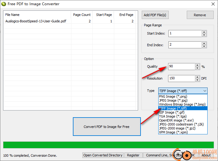 Free PDF to Image Converter(PDF转换图像)