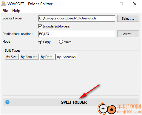 vovsoft Folder Splitter(文件夹分割)