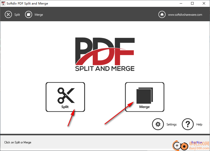 Softdiv PDF Split and Merge(PDF拆分合并工具)