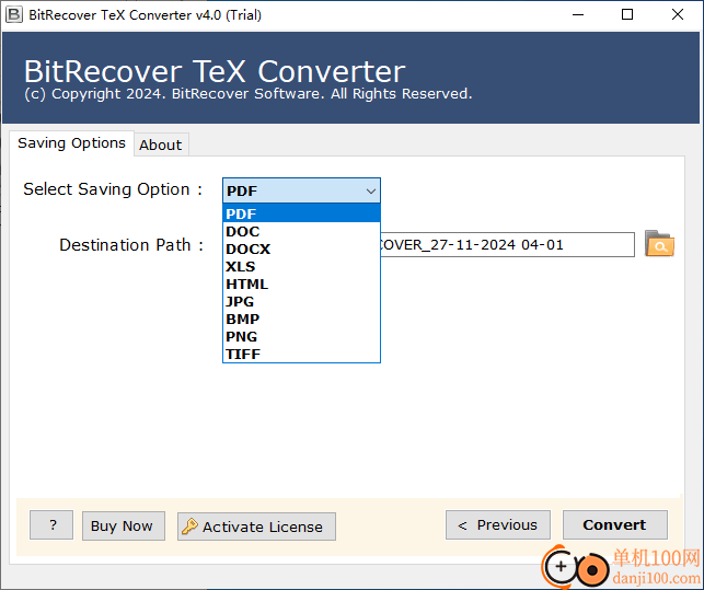 BitRecover TeX Converter(TeX转换器)