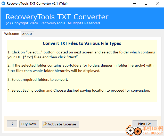 RecoveryTools TXT Converter(txt轉(zhuǎn)換器)