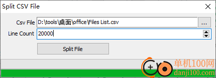 Split CSV File(csv大文件分割器)