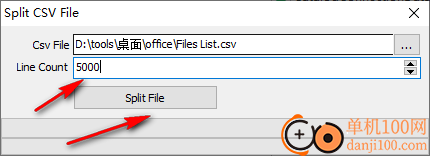 Split CSV File(csv大文件分割器)