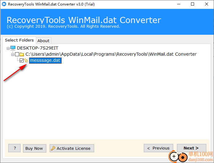 RecoveryTools WinMail.dat Converter(DAT轉換器)