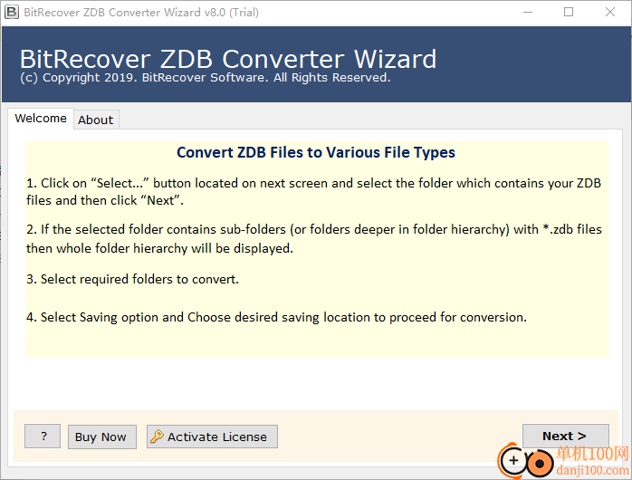 BitRecover ZDB Converter Wizard(ZDB转换器)