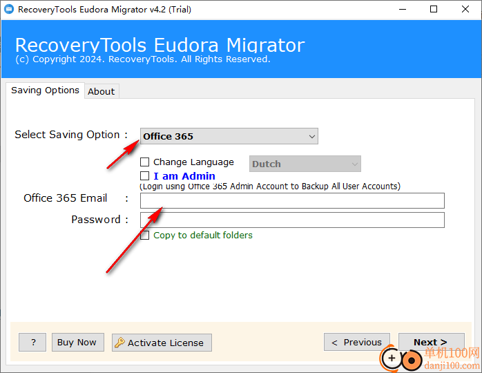 RecoveryTools Eudora Migrator(Eudora邮件转换器)