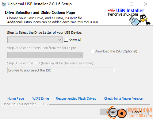 Universal USB Installer(Linux啟動盤制作軟件)