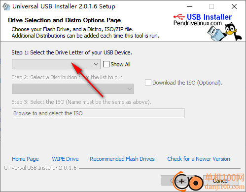 Universal USB Installer(Linux启动盘制作App)