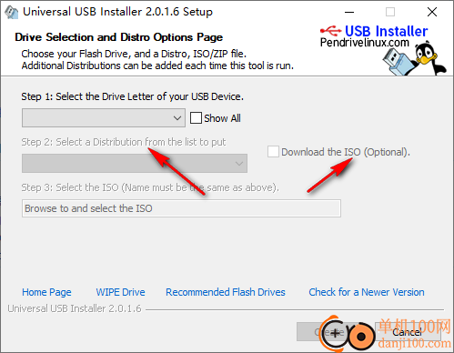 Universal USB Installer(Linux啟動盤制作軟件)