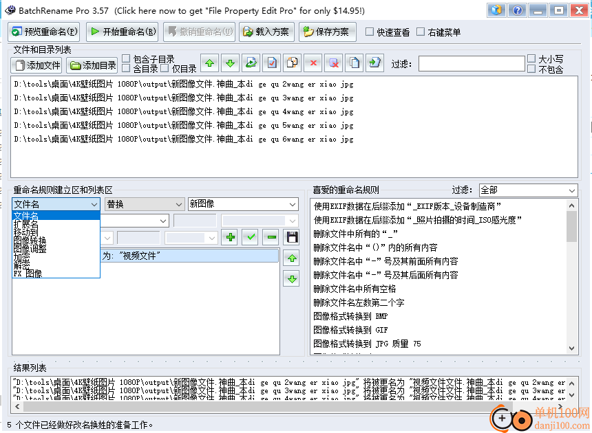 BatchRename Pro(批量重命名工具)