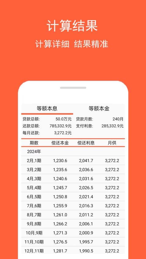 房贷计算神器App