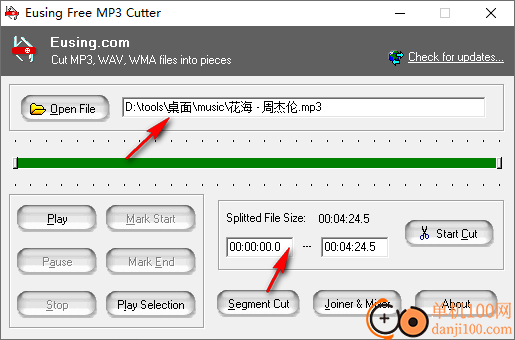 Eusing Free MP3 Cutter(MP3剪切器)