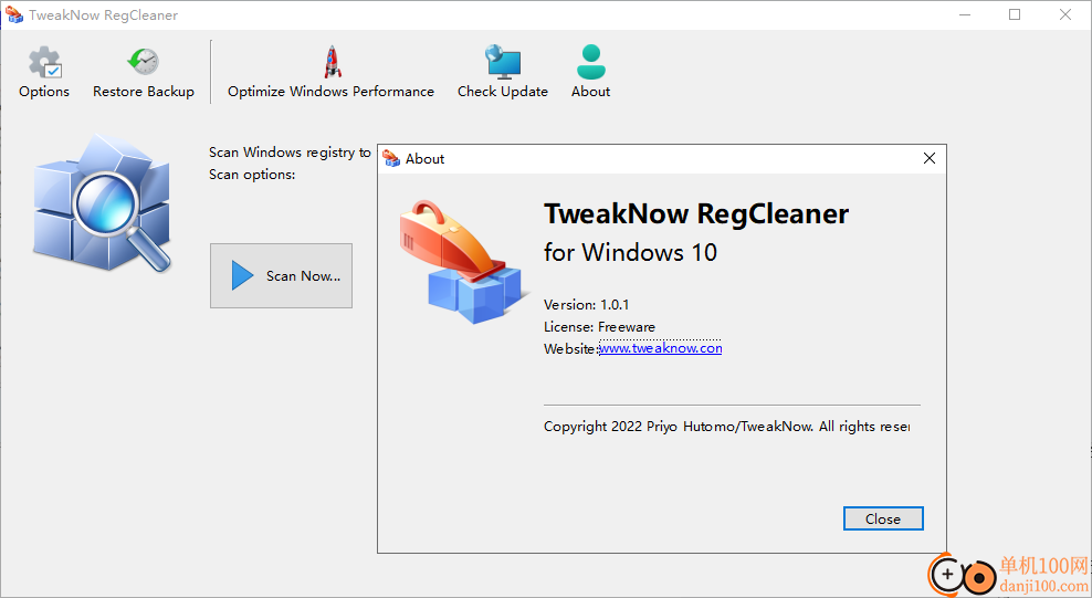 TweakNow RegCleaner(注冊表清理工具)