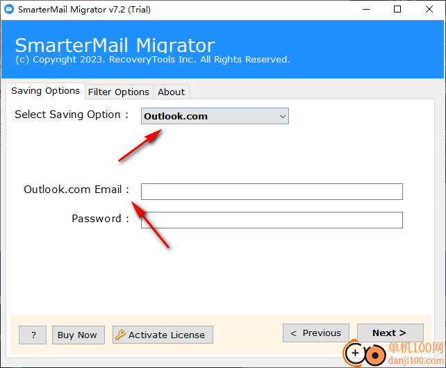 RecoveryTools SmarterMail Migrator(SmarterMail邮件转换器)