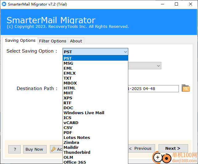 RecoveryTools SmarterMail Migrator(SmarterMail邮件转换器)