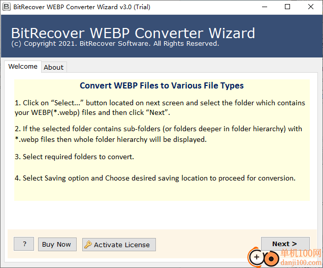 BitRecover WEBP Converter Wizard(webp转换器)