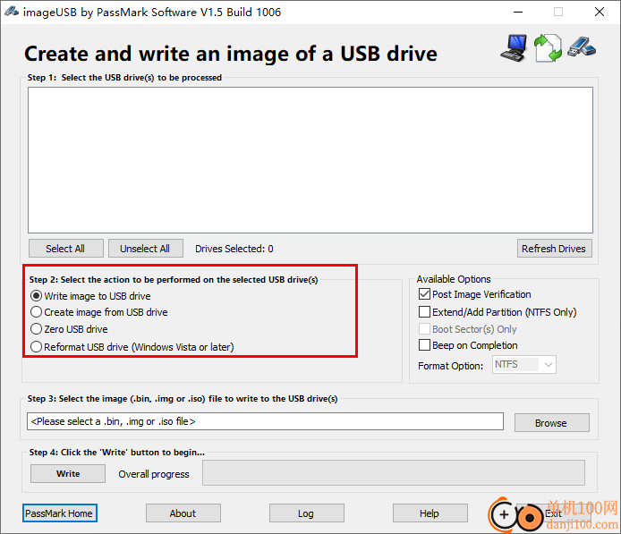 PassMark ImageUSB(U盤啟動盤制作程序)