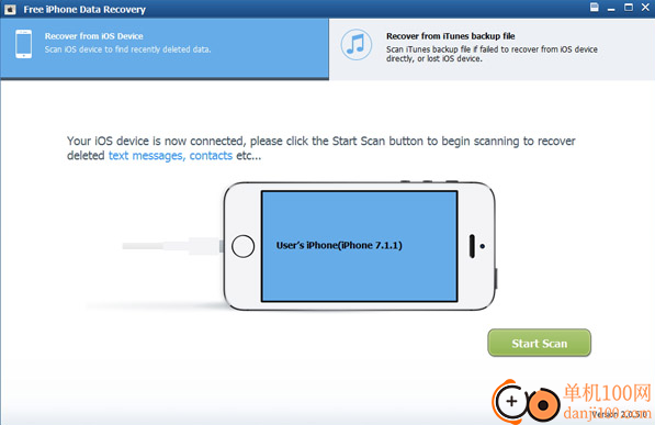 ThunderSoft Free iPhone Data Recovery(iPhone数据恢复)