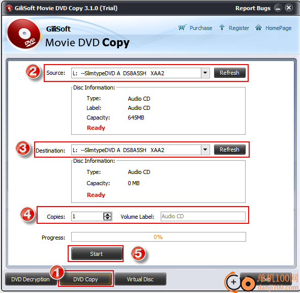 GiliSoft Movie DVD Copy(DVD復制工具)