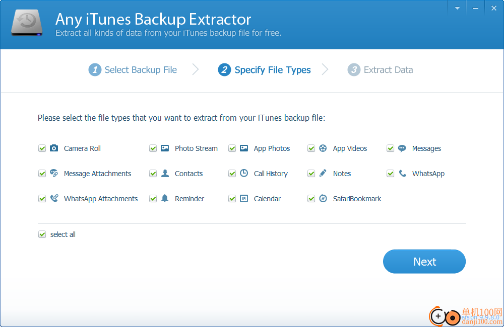 Any iTunes Backup Extractor(iTunes备份提取器)