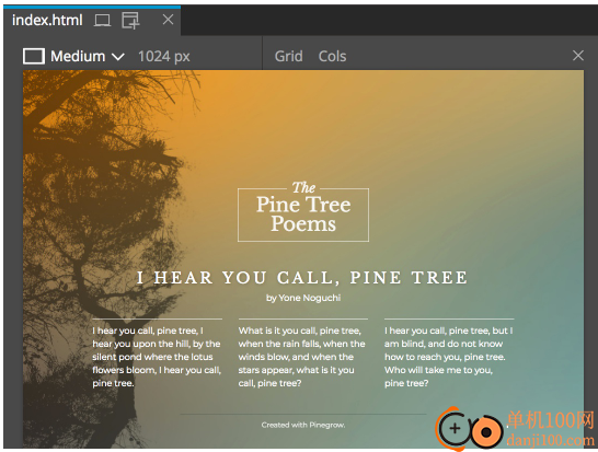 pinegrow web editor(web編輯器)