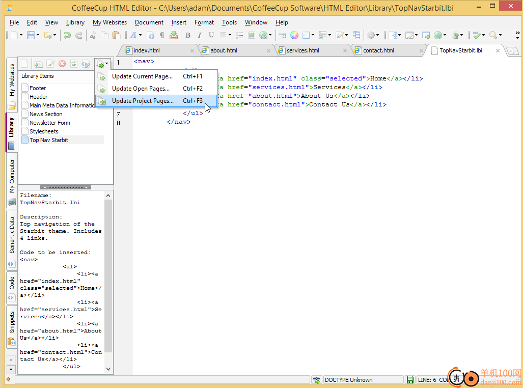 coffeecup html editor(HTML編輯器)