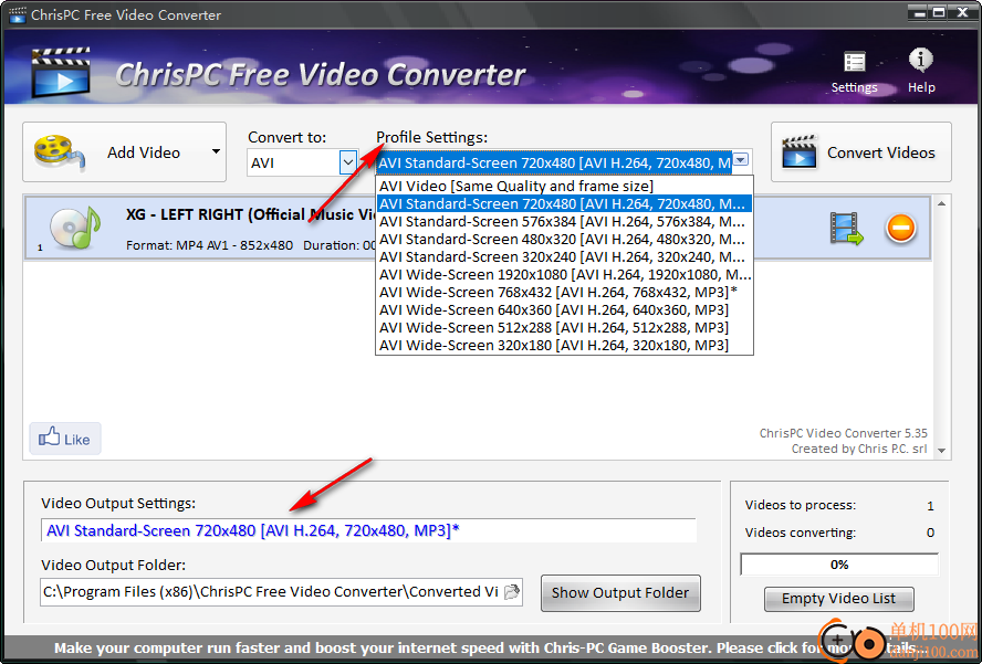 ChrisPC Free Video Converter(视频转换器)