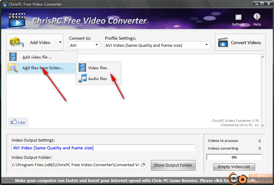 ChrisPC Free Video Converter(視頻轉換器)