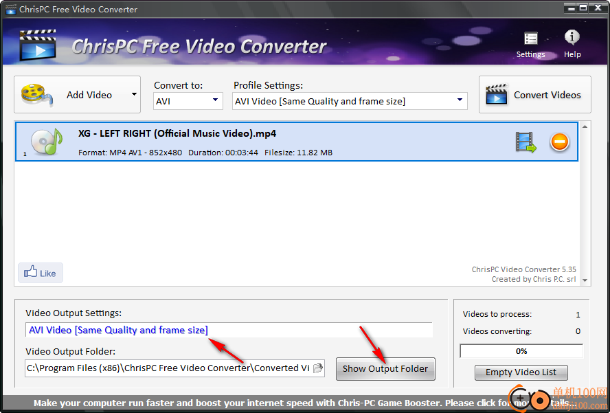 ChrisPC Free Video Converter(视频转换器)