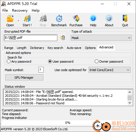 Advanced PDF Password Recovery(PDF密码破解App)