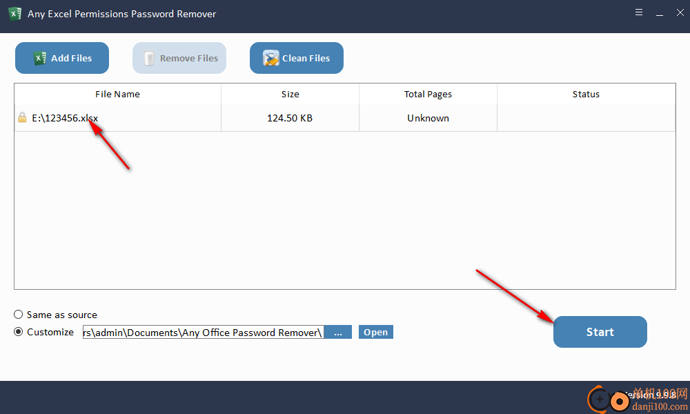 Any Excel Permissions Password Remover(Excel权限密码删除器)