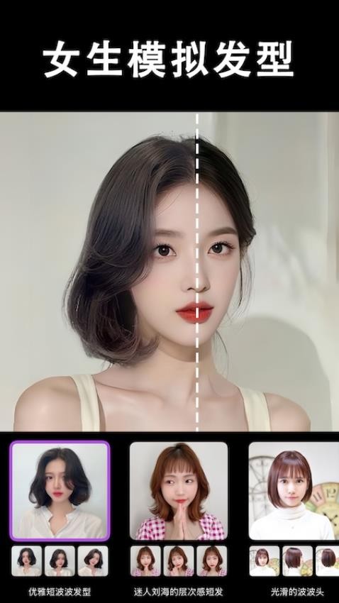 發(fā)型酷酷測臉型app(Hairstyle Makeover)v21.8 4