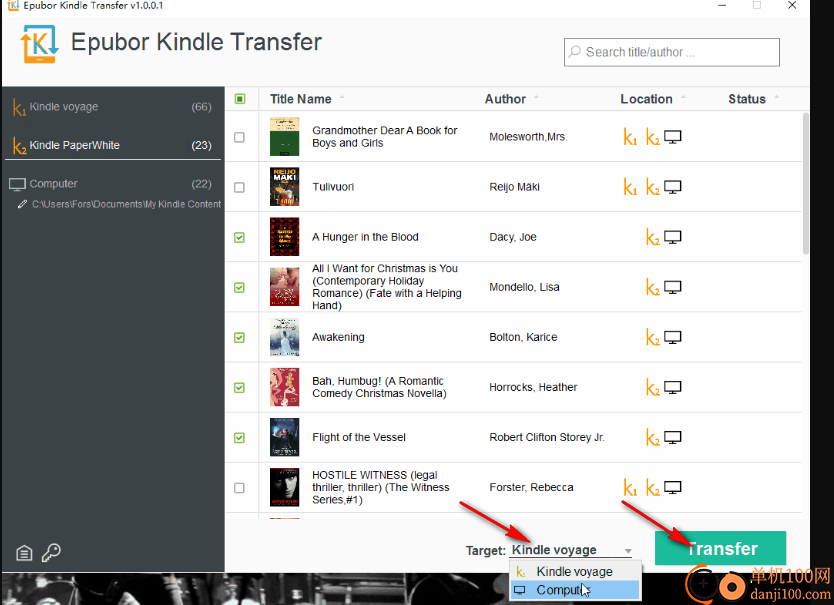 Epubor Kindle Transfer(Kindle傳輸軟件)