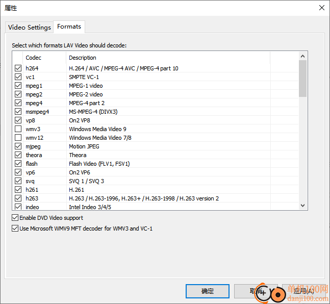 ADVANCED Codecs for Windows(高级编解码器)