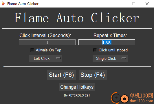 Flame Auto Clicker(鼠标自动点击器)