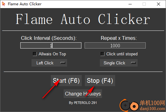 Flame Auto Clicker(鼠标自动点击器)