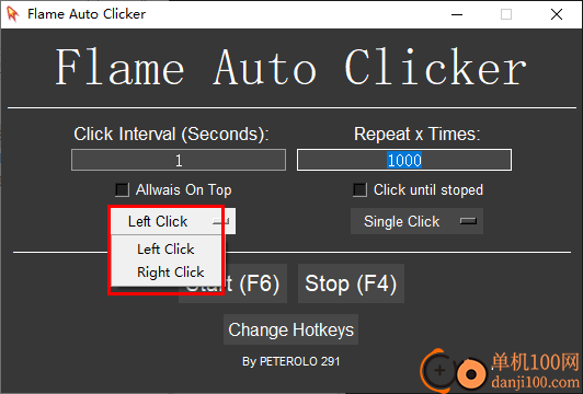 Flame Auto Clicker(鼠标自动点击器)