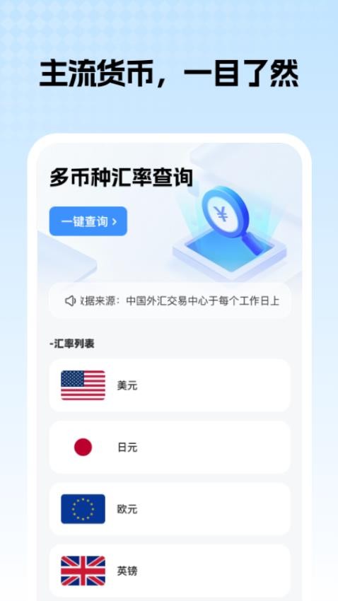 多币种汇率软件