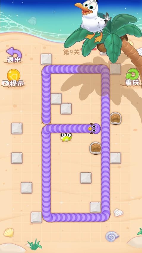 贪吃的虫虫游戏