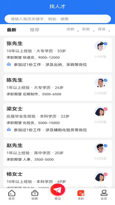 彭州人才網招聘信息網