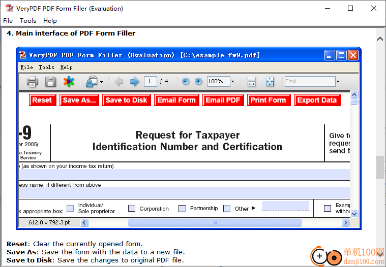 VeryPDF Form Filler(PDF表单填充)