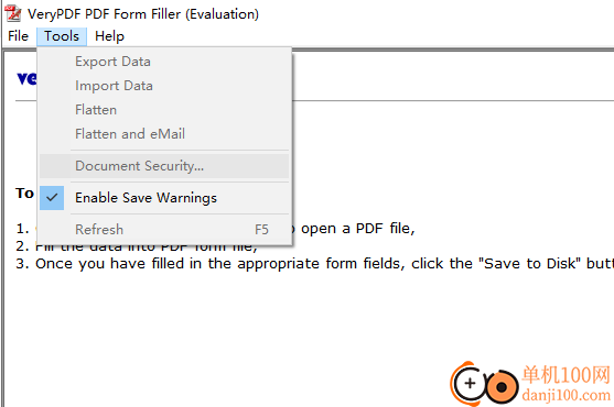 VeryPDF Form Filler(PDF表单填充)