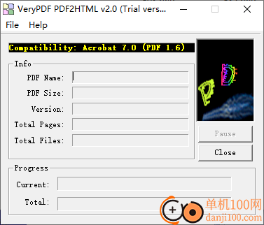 VeryPDF PDF2HTML(PDF轉(zhuǎn)換HTML)