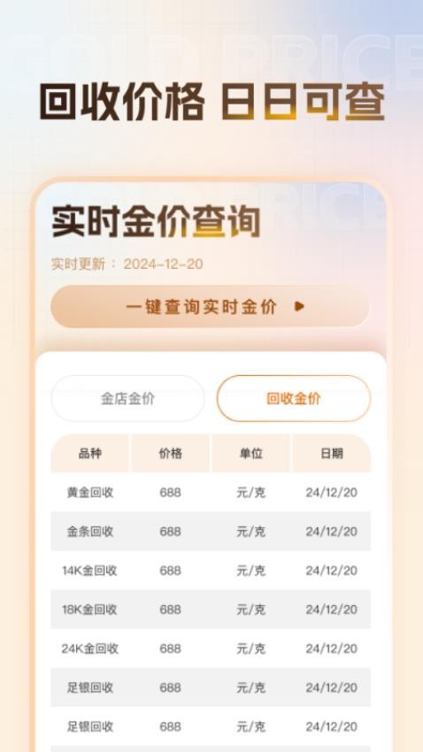 当日金价官网版(1)