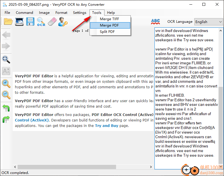VeryPDF OCR to Any Converter(OCR掃描軟件)
