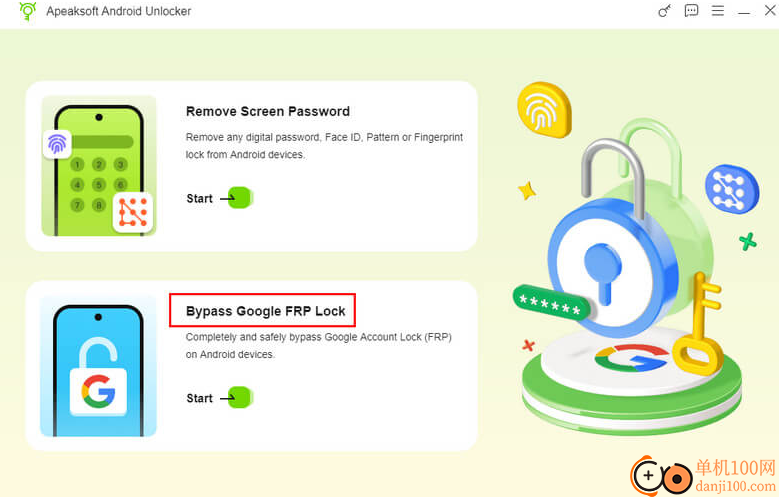 Apeaksoft Android Unlocker(安卓手机屏幕解锁软件)
