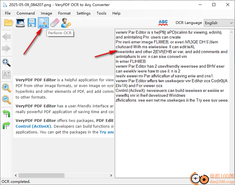 VeryPDF OCR to Any Converter(OCR掃描軟件)
