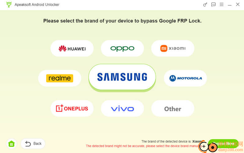 Apeaksoft Android Unlocker(安卓手机屏幕解锁软件)